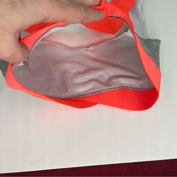 Free People Just Breathe Colorblock Sports Bra Heather Grey XS - Picture 6 of 10